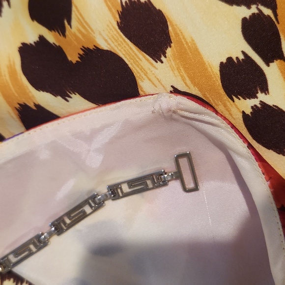 Versace Collection Floral and Leopard Midi Dress - Picture 7 of 11